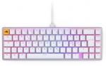Glorious GMMK 2 Compact 65% Mechanical Gaming Keyboard - Fox Switches, White, NO-Layout