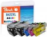 Peach Patrone Brother LC-422XL MultiPack Plus kompatibel