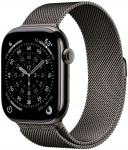 Apple Watch Series 11&nbsp;GPS + Cellular 46mm&nbsp;Slate Titanium Case with Slate Milanese Loop - M/L | Apple