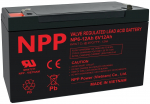 Battery 6V 12Ah T2 (F2) Pb AGM NPP