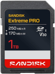 Card Extreme Pro SD UHS-I 1TB SD 250MB/s