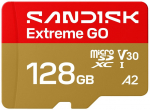 SanDisk Extreme microSD UHS-I card 128GB 240MB/s