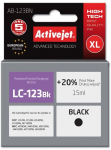 Activejet AB-123BN ink (replacement for Brother LC123Bk/LC121Bk; Supreme; 15 ml; black)