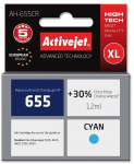 Activejet AH-655CR Ink (replacement for HP 655 CZ110AE; Premium; 12 ml; cyan)