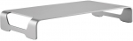 Aluminum tabletop monitor riser for laptop and monitor