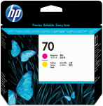 HP 70 Printhead magenta+yellow