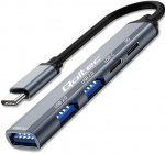 Qoltec USB C 3.1 5in1 HUB Adapter with PD