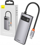 Baseus Metal Gleam Series 4-in-1 USB-C Hub, USB 3.0/2.0, HDMI, PD