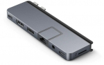 Hyper | HyperDrive DUO PRO 7-in-2 USB-C Hub for MacBook Air/Pro 2016-2020 | Ethernet LAN (RJ-45) ports 1 | HDMI ports qu