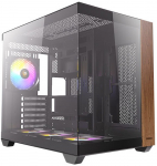 Antec CX800 ARGB Midi-Tower Case, Tempered Glass, Wood