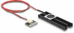 K&uuml;hlk&ouml;rper mit L&uuml;fter f&uuml;r M.2 SSD 2280 schwarz