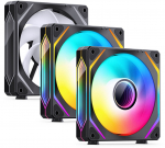 Jonsbo ZL-120BR PWM ARGB Reverse Fan 3-Pack, 120mm, Black