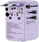 Universal travel charger Verbatim 100 W purple