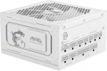 MSI MAG A1000GL White PCIe 5 1000W PSU