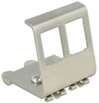 DeLOCK mounting bracket for 2-port DIN rails