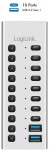 LogiLink Hub USB3.2 Gen1 10ports USB-A/C, on/off switch