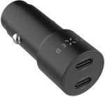 Fixed Dual USB-C Car Charger, 65W, PD 3.0
