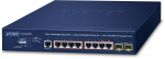 PLANET 2Port GE 802.3bt 6Port GE 802.3at 2Port 1000X SFP