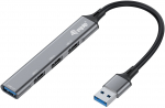 Equip USB-Hub 4-Port 3.0 ->1x3.0 3x2.0 5Gbps o.Netzteil gr