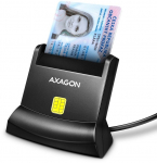AXAGON ID-kaardi lugeja p&uuml;stine - Smart Card Stand Reader - CRE-SM4N - 1.3m USB kaabel