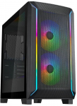 SilverStone FARA 312 Micro-ATX Case, Mesh Front, Tempered Glass