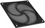 SilverStone SST-FF125B magnetic high-flow dust filter, black, 120mm