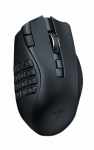 Razer Naga V2 HyperSpeed Gaming Mouse, 2.4GHz, Bluetooth, Wireless, Black