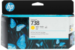 HP 738 130-ml Yellow DesignJet Ink Cartridge