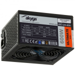 Akyga AK-U4-600 power supply 600 W 20+4-pin ATX black