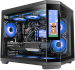 Tacens Mars Gaming MC3TCORELCDM Mini Tower case Black