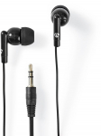 Wired Earphones with 3.5 mm Plug, Black