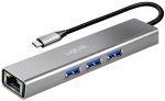 LogiLink Hub USB3.2 3xUSB-A 1x RJ45 Gigabit Ethernet