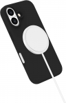 eSTUFF INFINITE (GRS) ROME iPhone 17 Black Magnetic Cover. Material: 55% (GRS) recycled PC and 26% recycled silicone