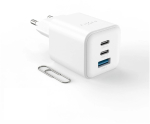 Fixed Mini 2x USB-C and USB GaN Charger 65W