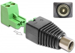 Adapter DC 2.5 x 5.5 mm female > Terminal Block 2 pin 2-part