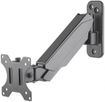 Single Gas-Spring Arm, Supports One 43.18 cm (17") to 81.28 cm (32") TV or Monitor up to 8 kg