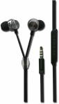 2GO In-Ear Stereo-Headset "Luxury" Zipper-Style anthrazit