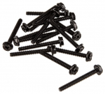 Xspc radiator fan screws type 6-32, 30mm (16 pcs) - black