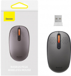 Wireless mouse Baseus F01A 2.4G 1600DPI (frosted grey)