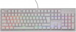 Genesis THOR 303 | Mechanical Gaming Keyboard | Wired | US | White | USB Type-A | Outemu Peach Silent