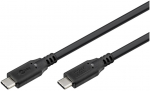 USB-C Kabel, USB 3.2, 100W 10 Gbit/s, Power Delivery, 1m
