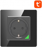 Smart WiFi Wall Socket Avatto N-WOT10-EU-B TUYA (black)