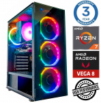 INTOP Ryzen 7 5700G 16GB 250SSD M.2 NVME+2TB Radeon RX Vega 8 no-OS