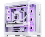 Jonsbo TK-4 Case, Midi Tower, ATX, Tempered Glass - White