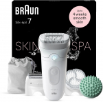 Braun | Epilator | Silk-&eacute;pil SE7-081 | Operating time (max) 40 min | Number of power levels 1 | Wet & Dry | White