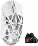 WL Mouse Beast X Pro gaming mouse Omron optical switches white