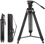 Neewer TP75 Adjustable Tripod with Oil-Damped Head