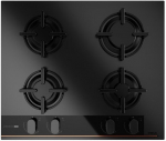Teka GBC 64 Infinity G1 Black Built-in 60 cm Gas 4 zones