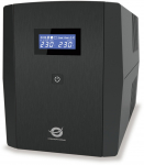 2 x Schuko/3 x IEC, 220-240 V AC, 1200 VA, 720 W, Black