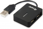 Equip USB-Hub 4-Port 2.0 ->4x2.0 480Mbps o.Netzteil sw